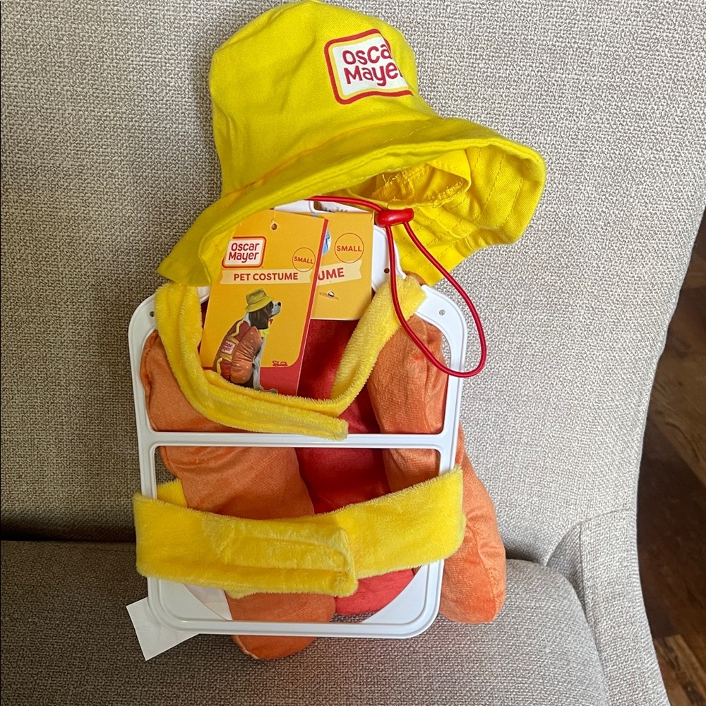 Yellow and Orange Dog Costume